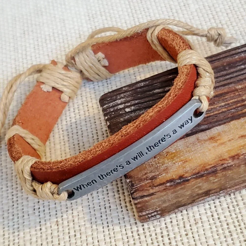 Handmade There's a Way Bracelet